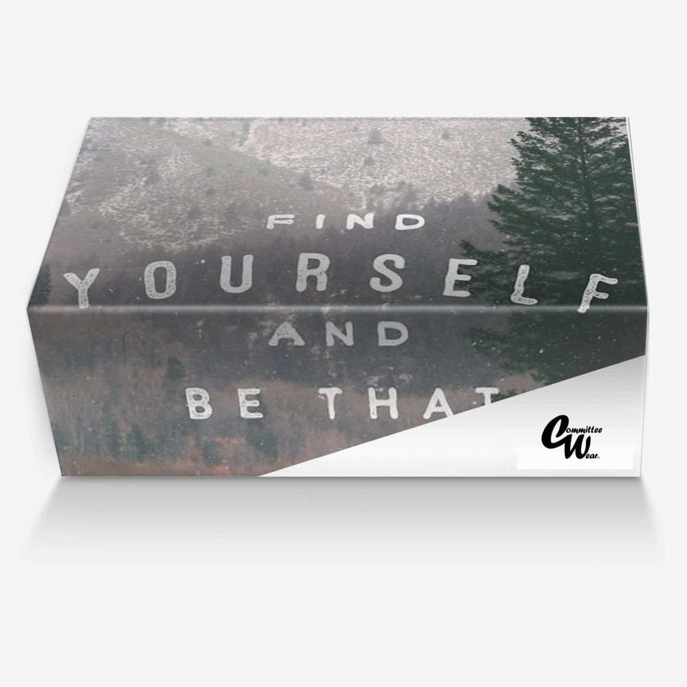 CW FIND YOURSELF custom made in Italy shoes by Terrence Ford | Box view
