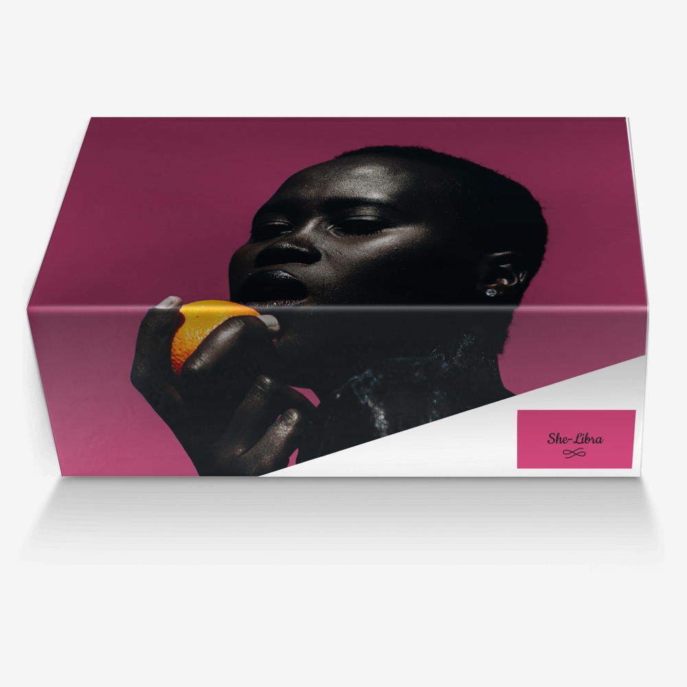 She-Libra custom made in Italy shoes by M. S. Bell-carson | Box view
