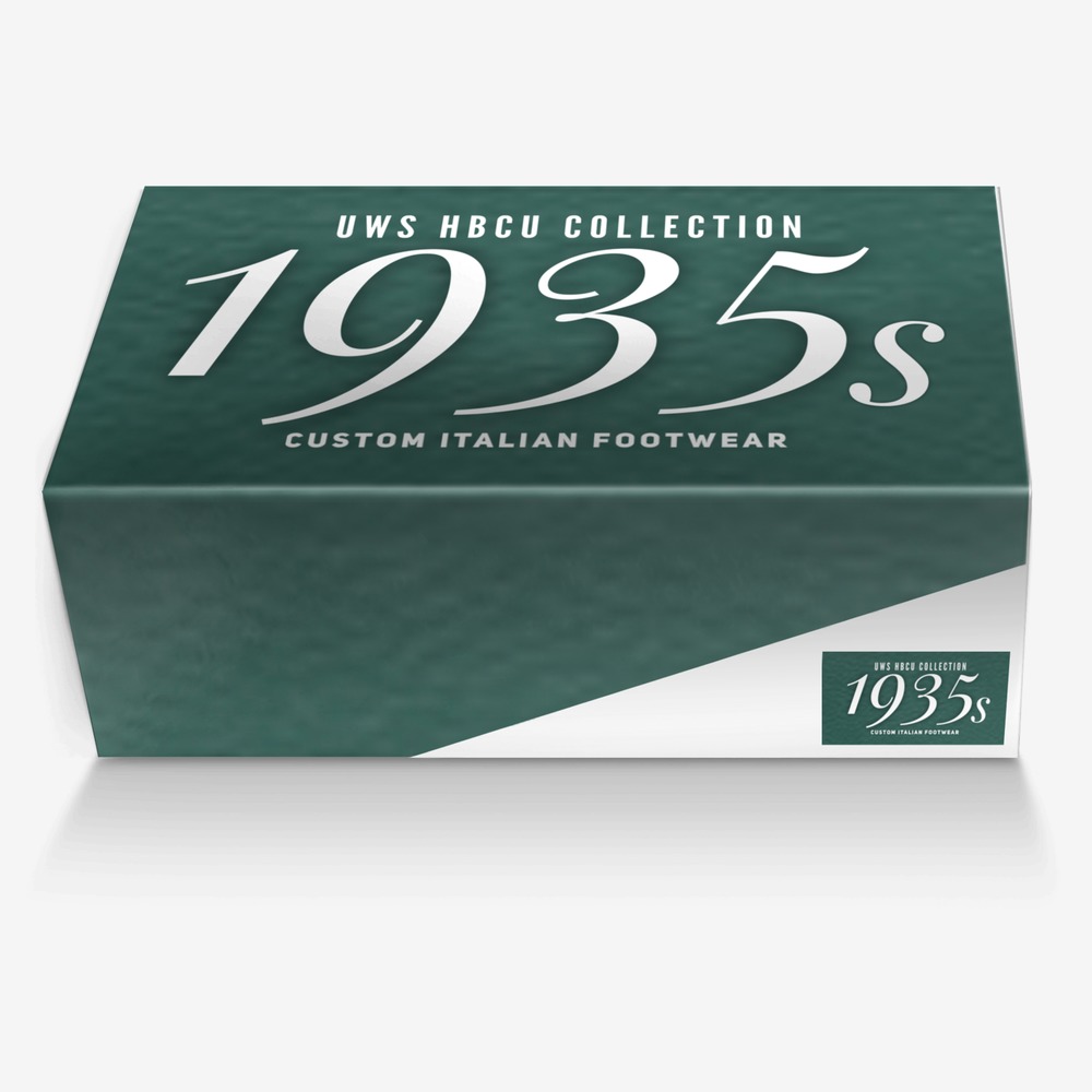 1935 Runners custom made in Italy shoes by Urbanwallstreet Earl | Box view