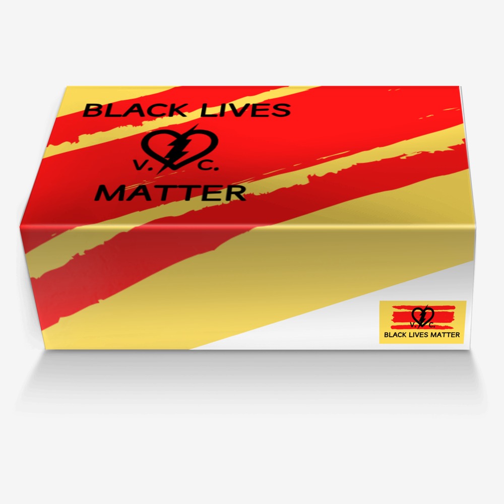 #BLM X VC Blk Gum custom made in Italy shoes by Paul Cabellon | Box view