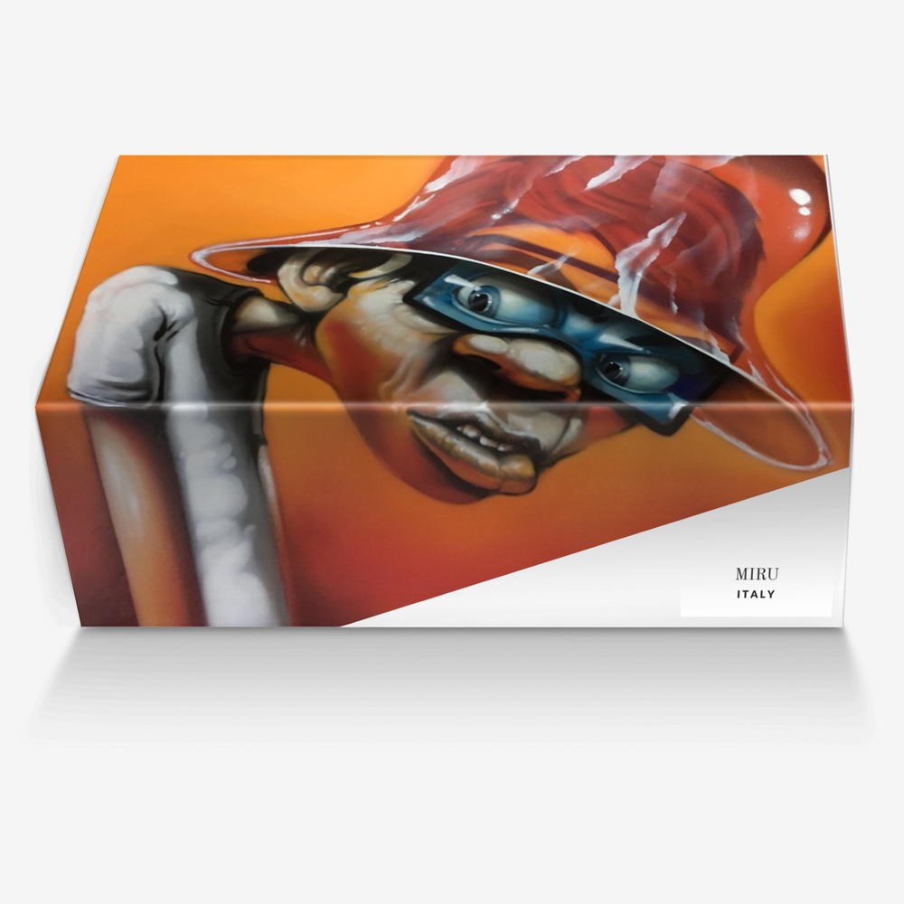 MIRU custom made in Italy shoes by Shawnkyle Thomas-brooks | Box view