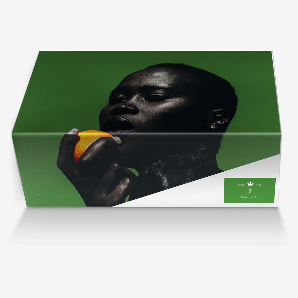 V-2 "Citrus" custom made in Italy shoes by King David Smith Ii | Box view