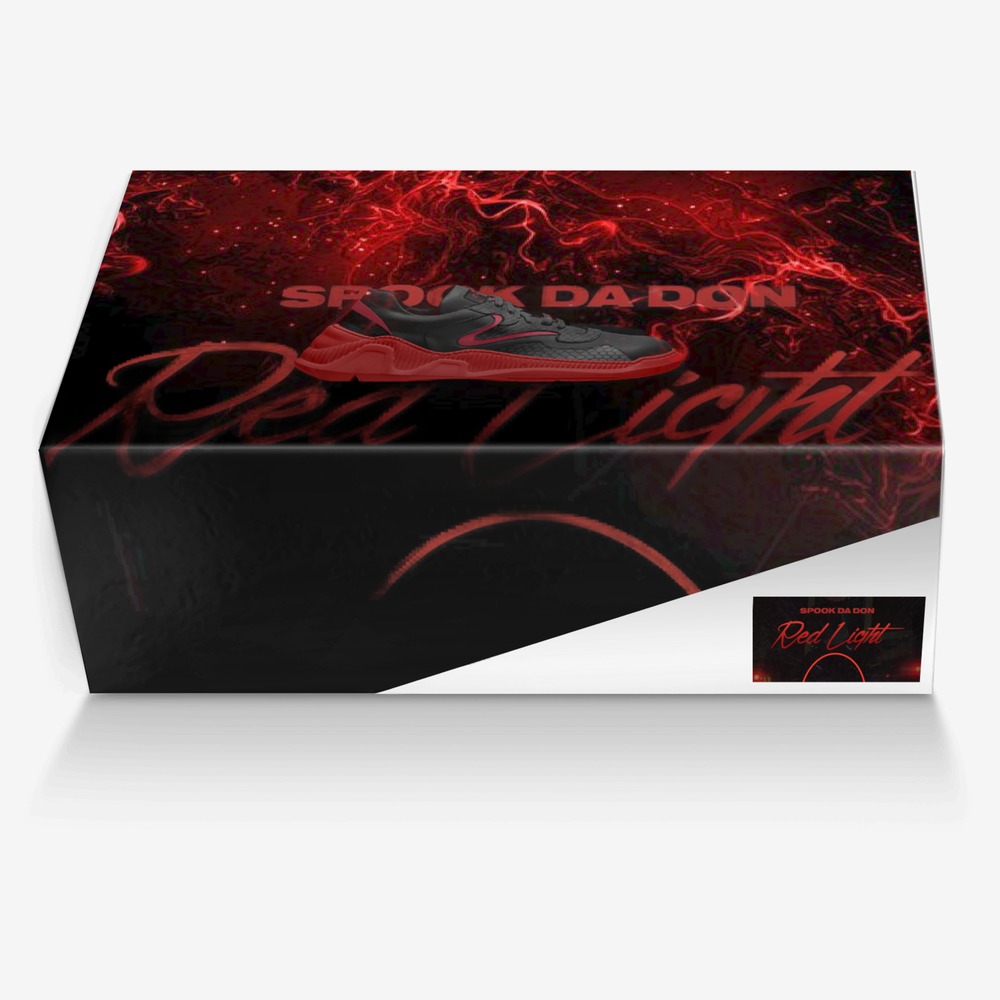 RED LIGHTS custom made in Italy shoes by Andr'E Atkinson | Box view