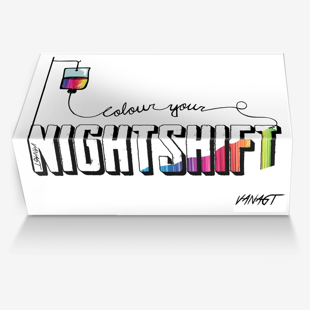 COLOUR YOUR NIGHTSHIFT custom made in Italy shoes by Marjolijn van Agt | Box view