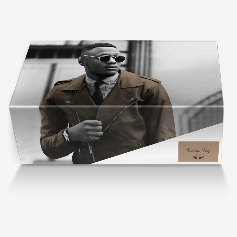Quiame Bey custom made in Italy shoes by Quiame Bey | Box view