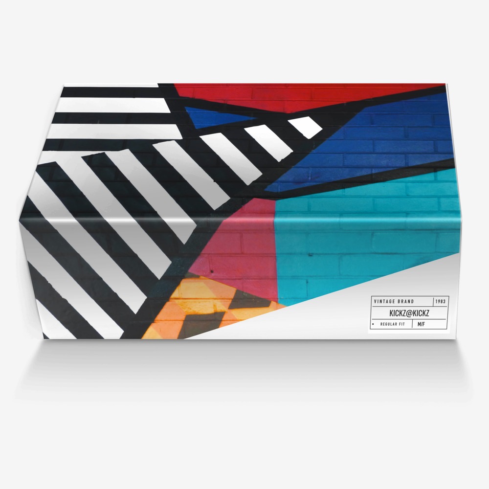 Kickz@kickz custom made in Italy shoes by Habon Ahmed | Box view