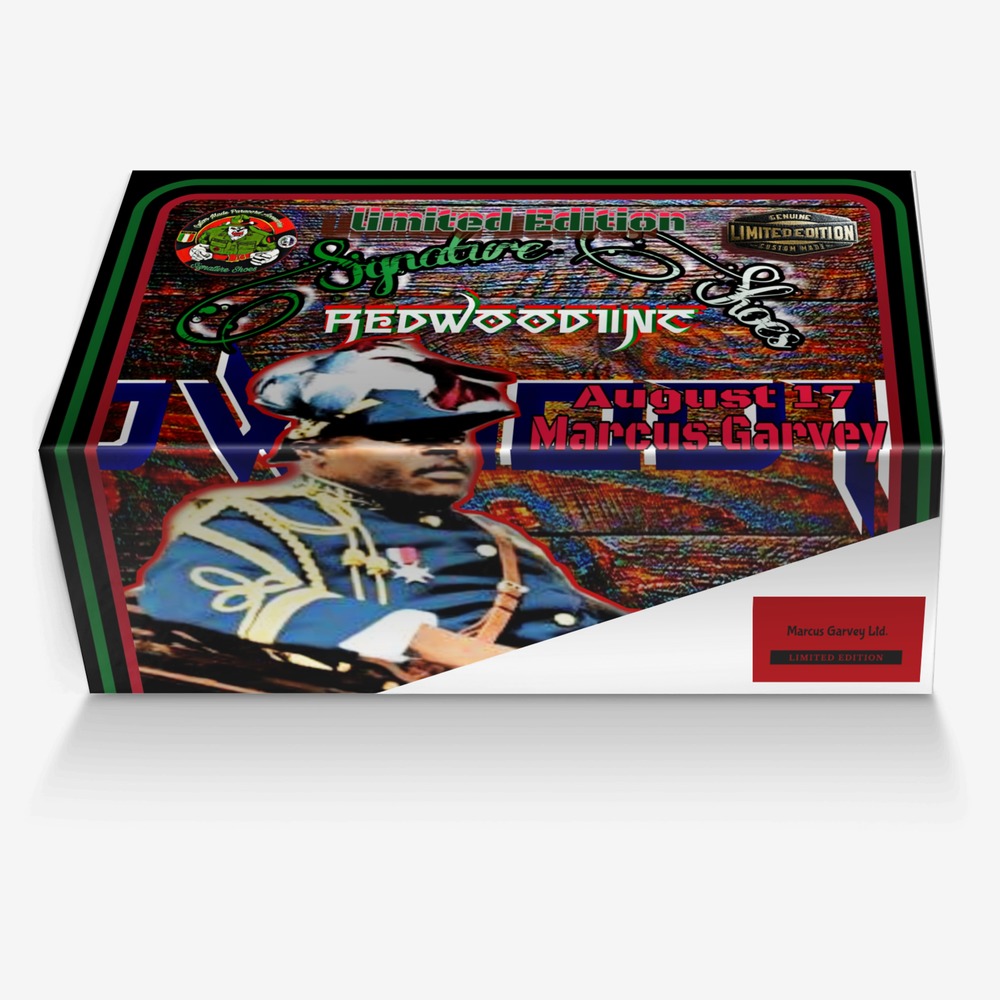 Marcus Garvey Ltd. custom made in Italy shoes by Ronald Roberts | Box view