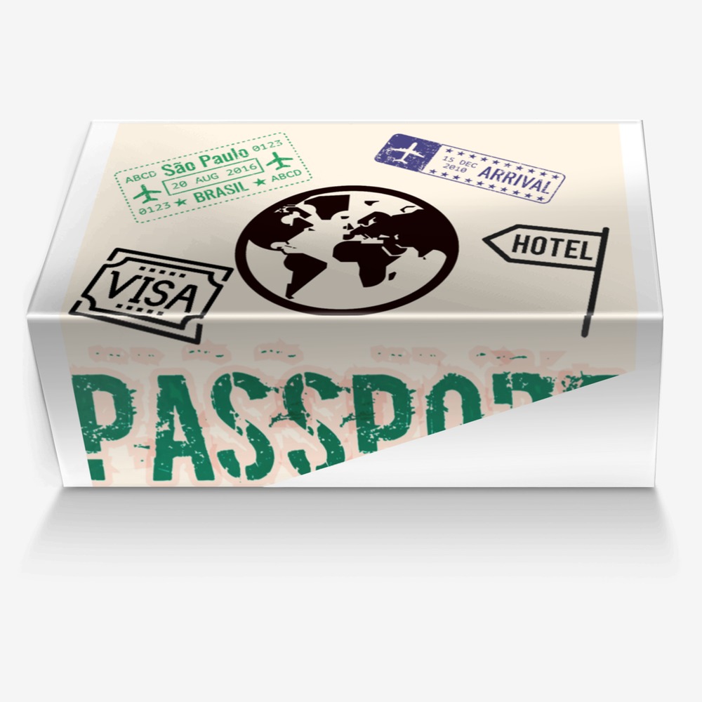 Passport custom made in Italy shoes by Ishikawa Roberto | Box view