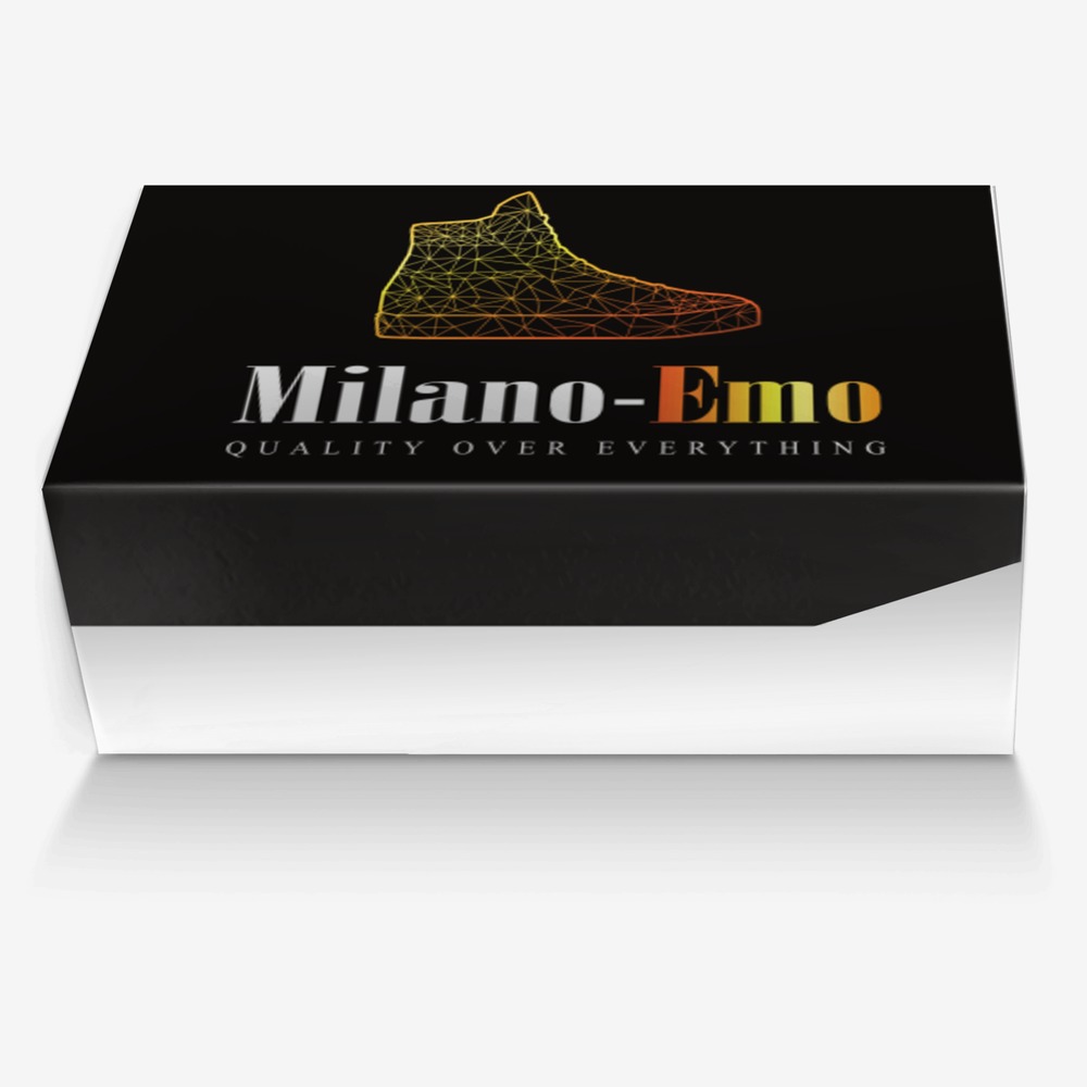 emo custom made in Italy shoes by Morris Scales | Box view