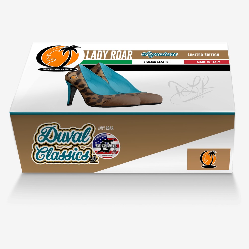 LADY ROAR custom made in Italy shoes by David Robinson | Box view