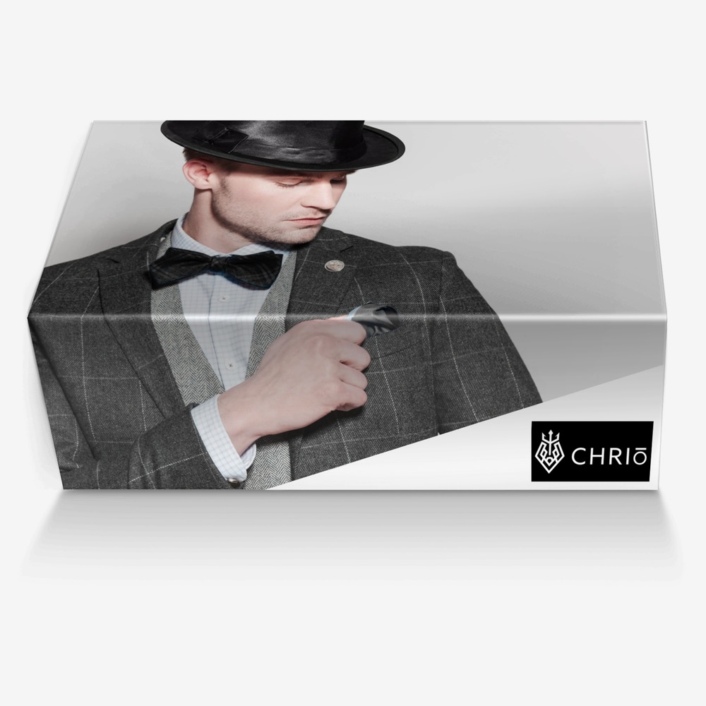 CHRIŌ custom made in Italy shoes by Hakeem Collins | Box view