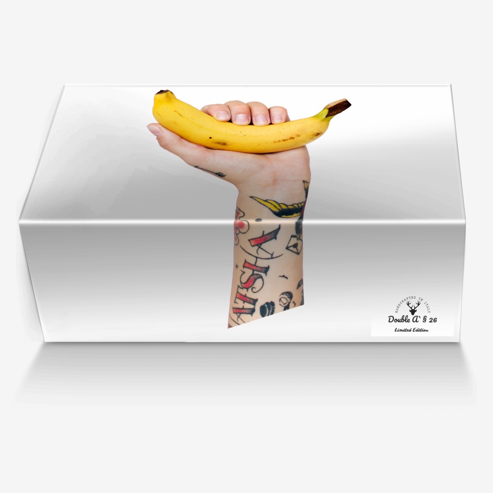 Double A`§ 26 custom made in Italy shoes by Danelle Blake | Box view