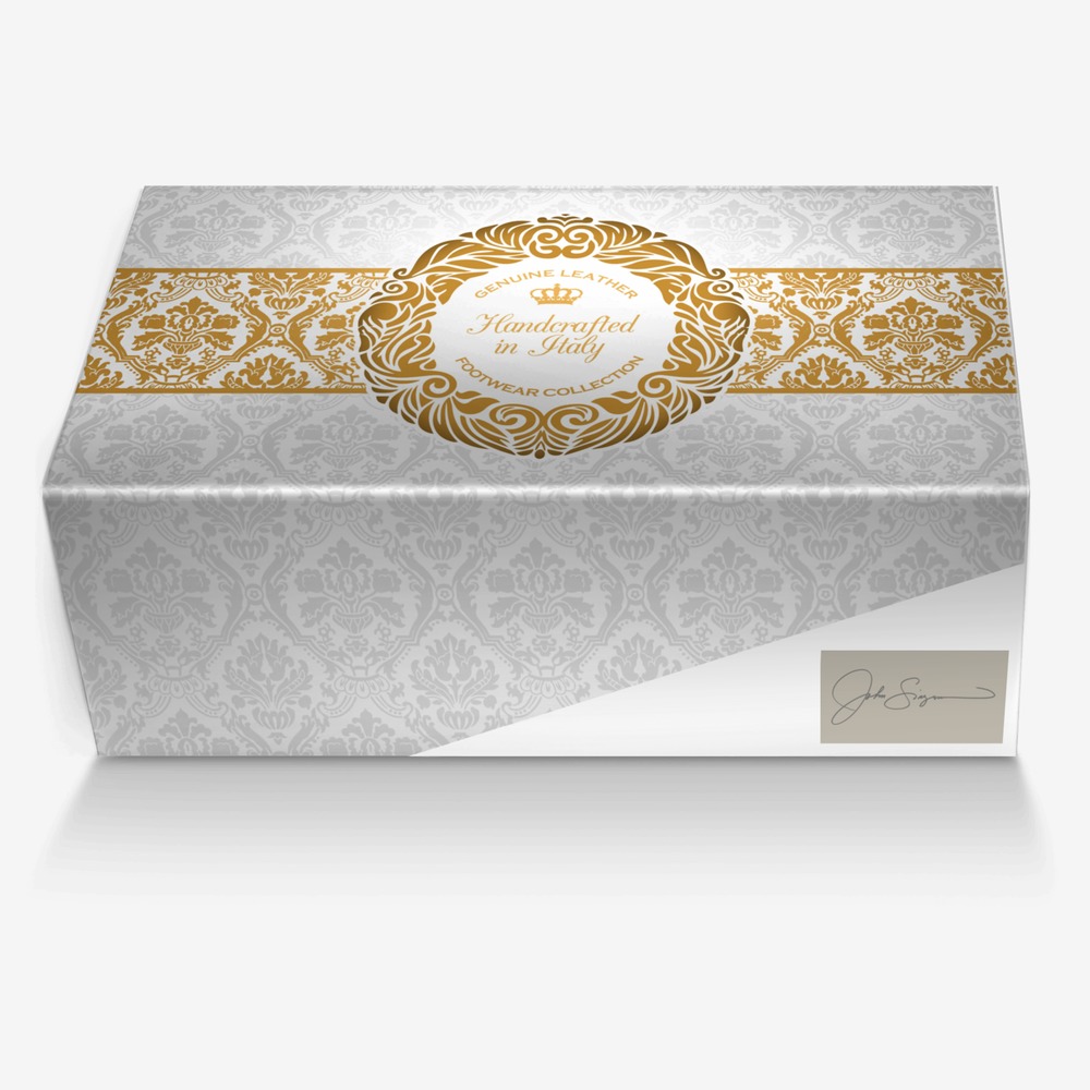 JOHN SINGSON custom made in Italy shoes by Bill Wong | Box view