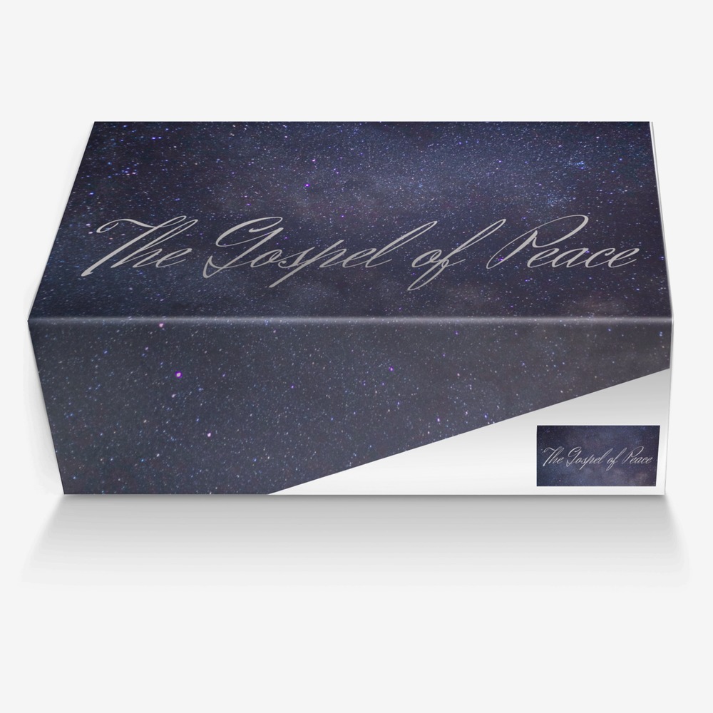 Gospel of Peace custom made in Italy shoes by Luke Campbell | Box view