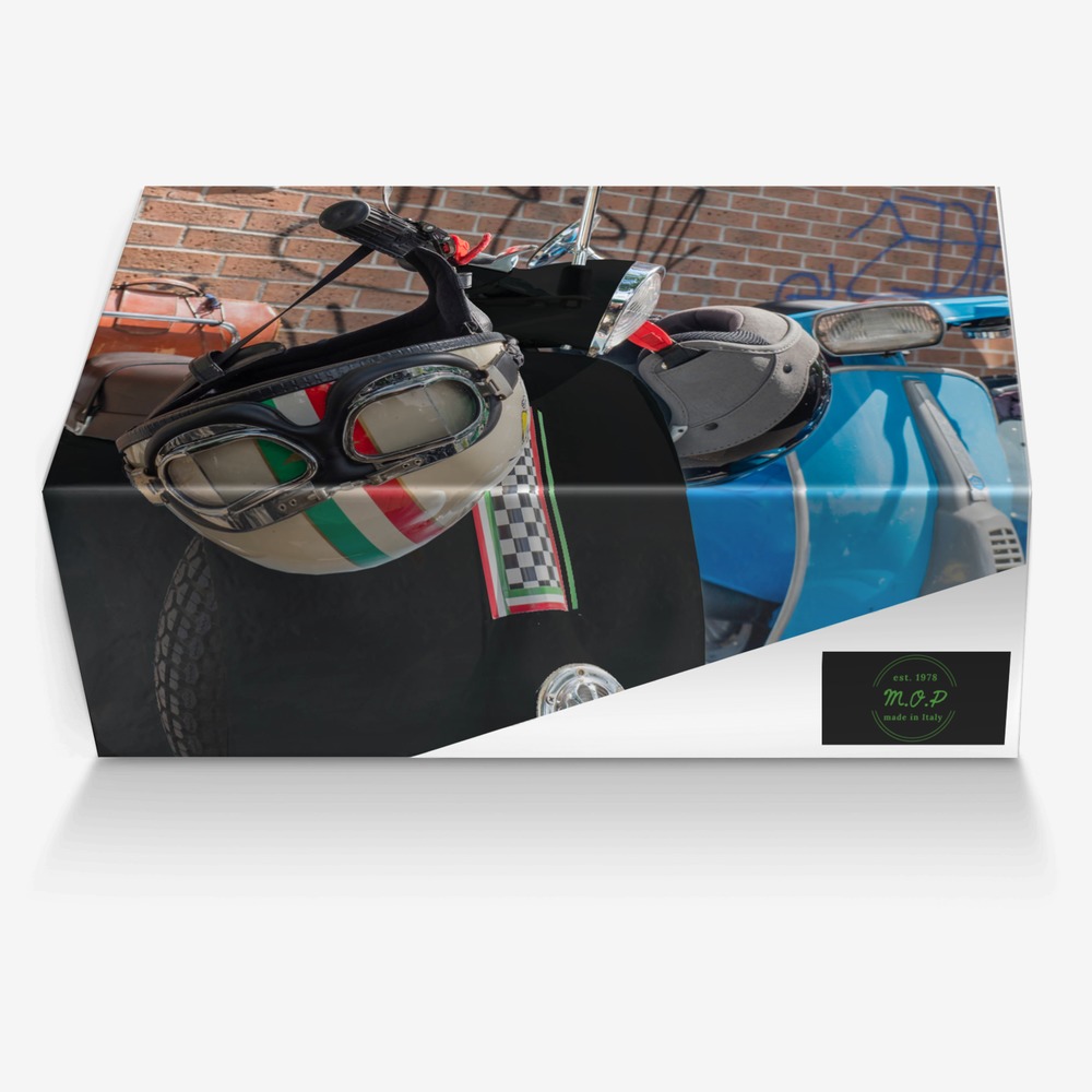 M.O.P custom made in Italy shoes by Mark Johnson | Box view