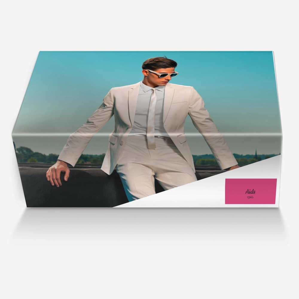 Aids custom made in Italy shoes by Aiden Addiscott | Box view