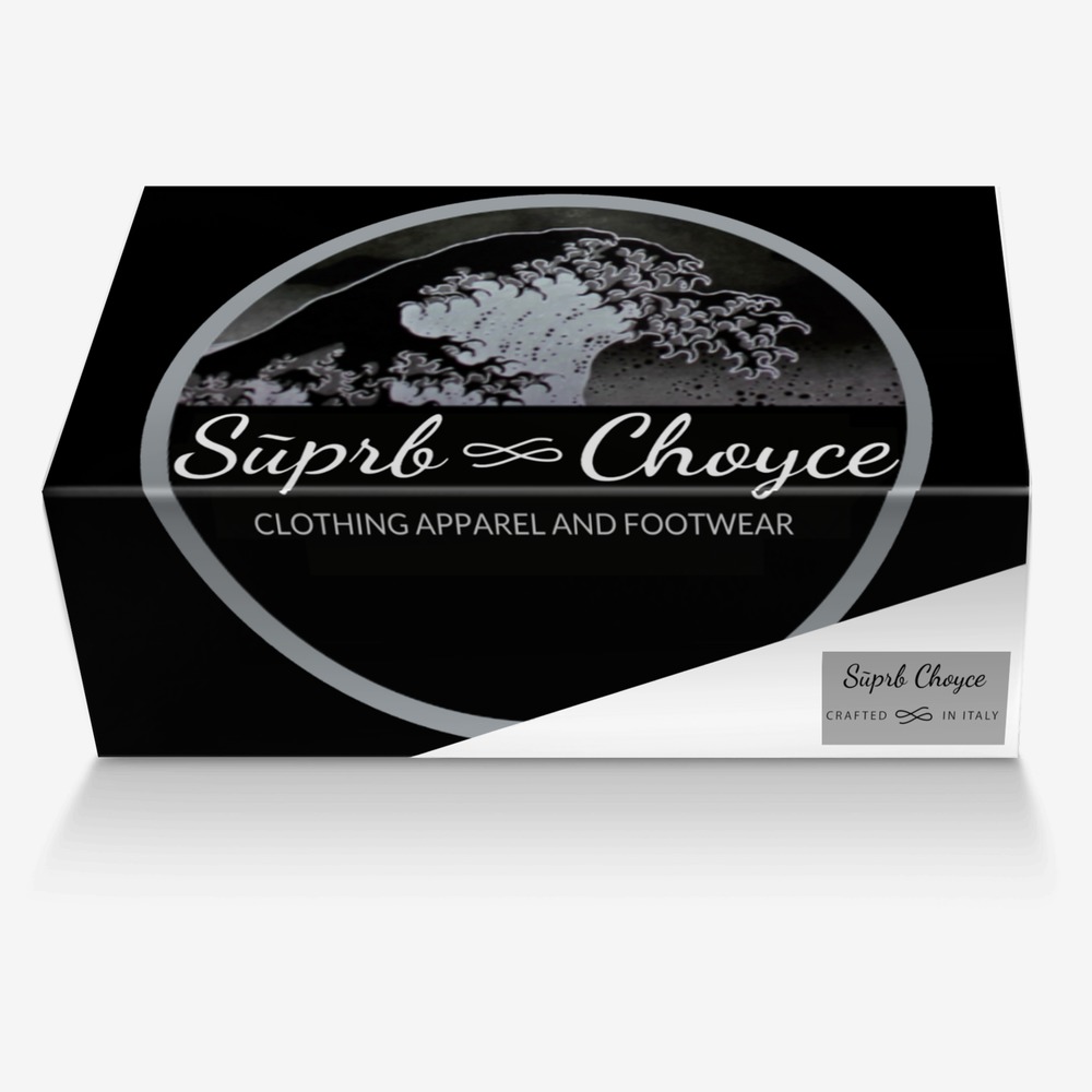 Sūprb Choyce  custom made in Italy shoes by Omari Choyce | Box view