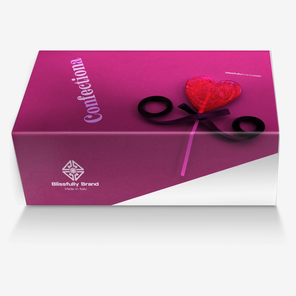 Confectiona custom made in Italy shoes by Blissfully Brand | Box view