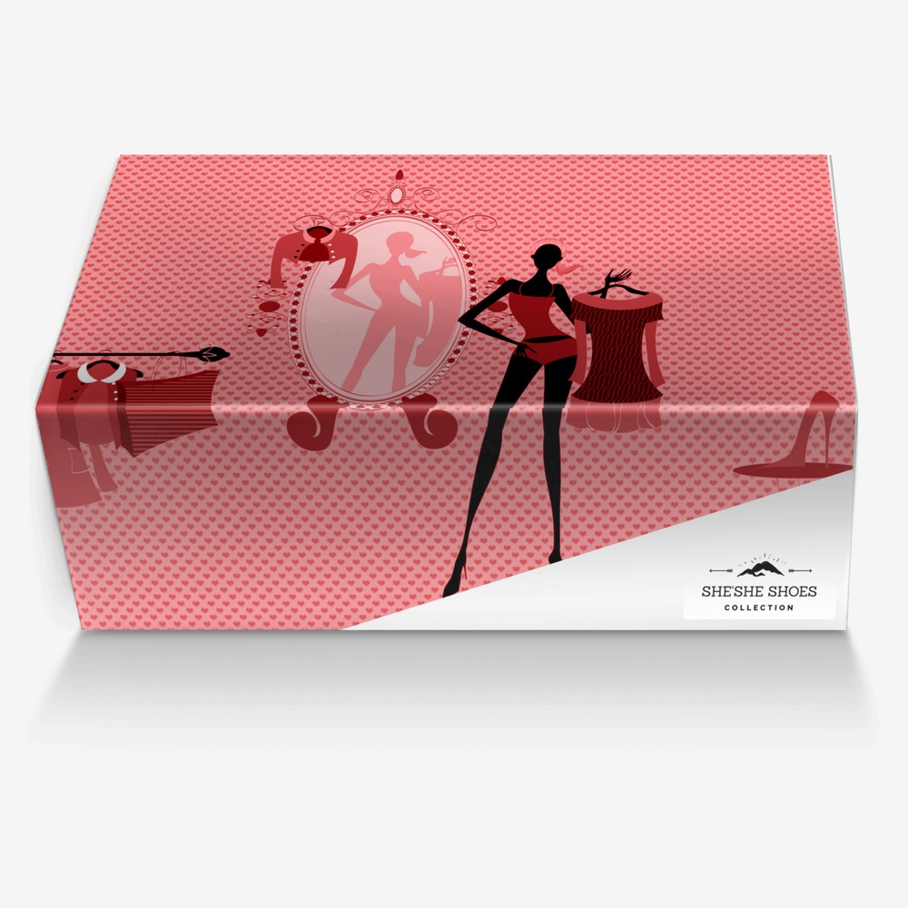 She'She Shoes custom made in Italy shoes by April Lytle | Box view