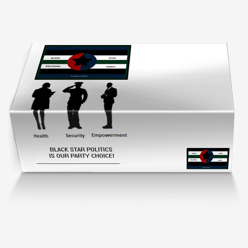 Black Star Politic custom made in Italy shoes by Garland L Mclaughlin | Box view