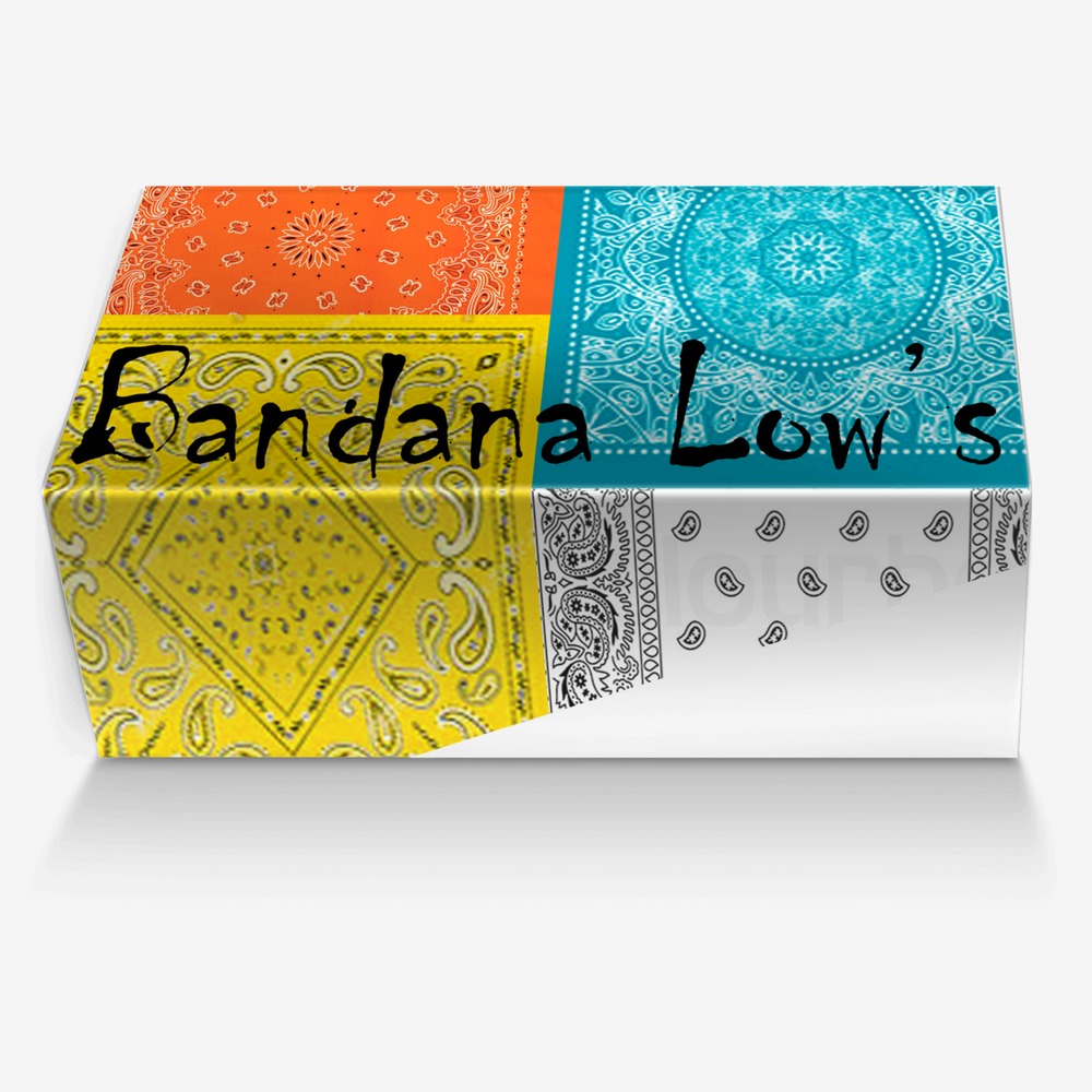 Bandana  Low's custom made in Italy shoes by Jason Super Star | Box view