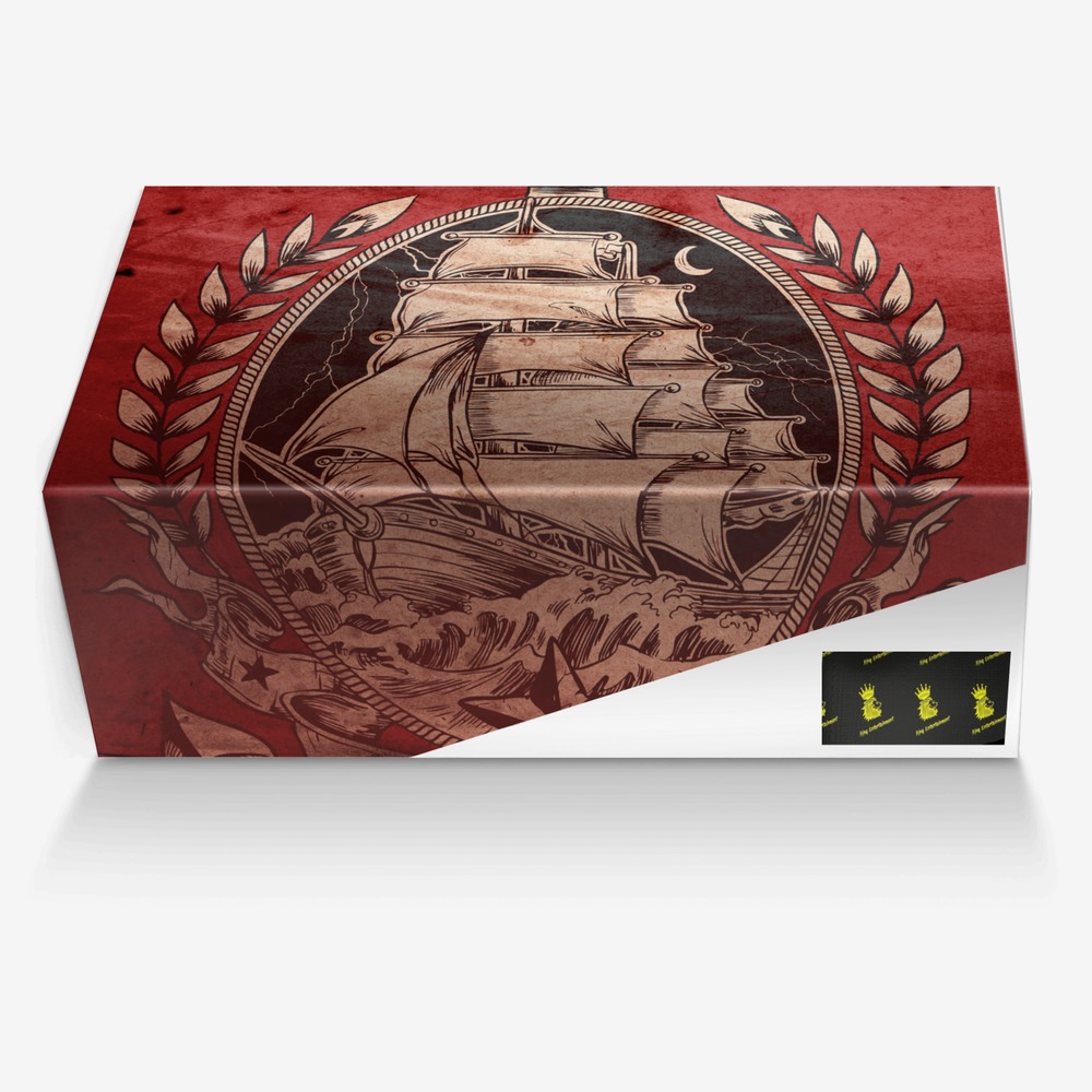 Royal Fleets X1 custom made in Italy shoes by Issac Wright | Box view