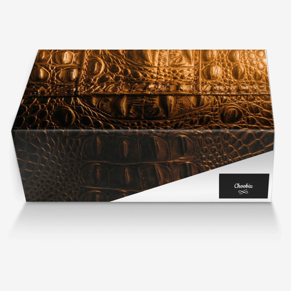 Choobiz custom made in Italy shoes by Chantal Nchako | Box view