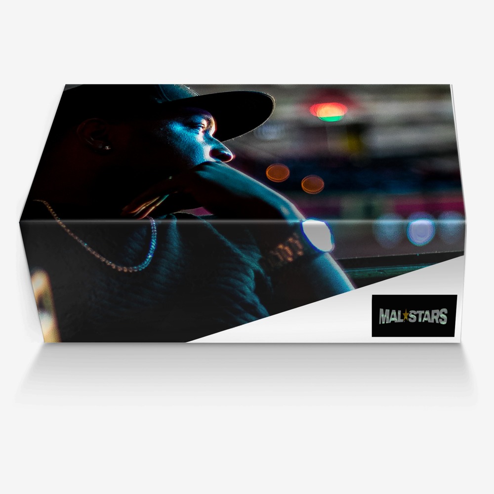 Mal-Star (X) custom made in Italy shoes by Jamal Mccoy | Box view