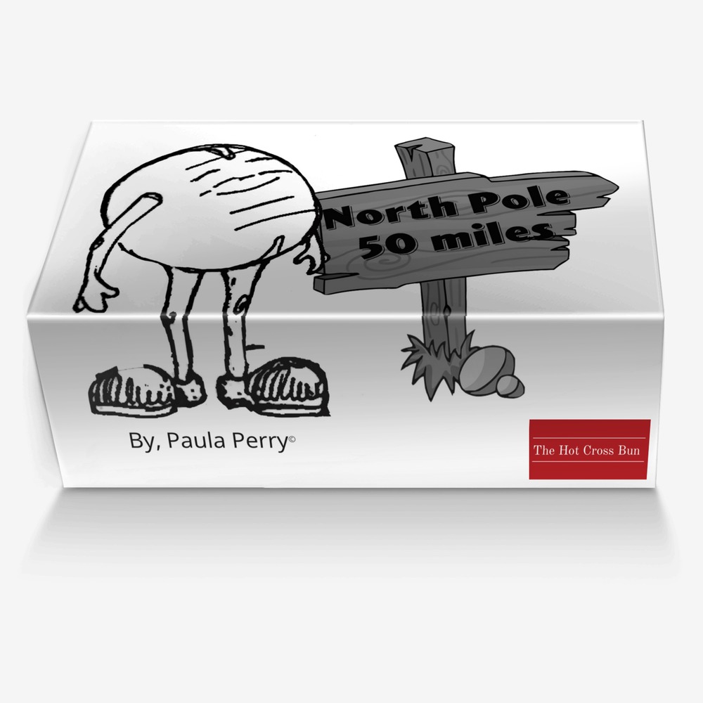 The Hot Cross Bun custom made in Italy shoes by Paula Perry | Box view