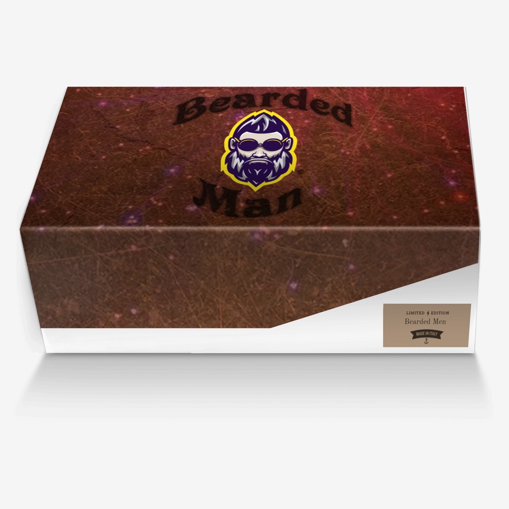 Bearded Men  custom made in Italy shoes by Mitchell Kimble | Box view