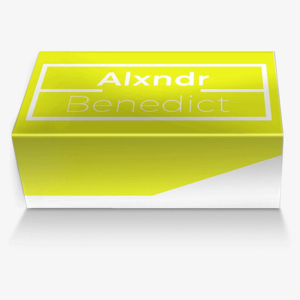 Lemon Cremé custom made in Italy shoes by Alexander Peters | Box view