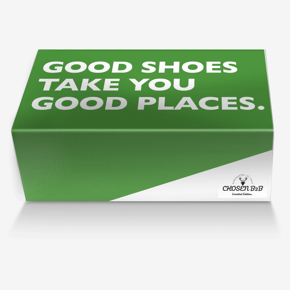 CHOSEN B2B custom made in Italy shoes by Brent Bristol | Box view