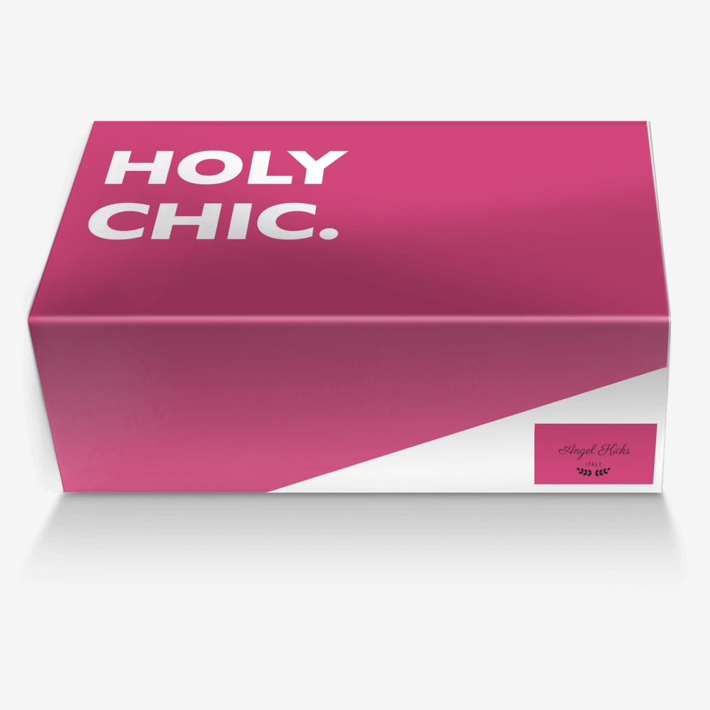 Angel Kicks custom made in Italy shoes by Penny Lamkins | Box view