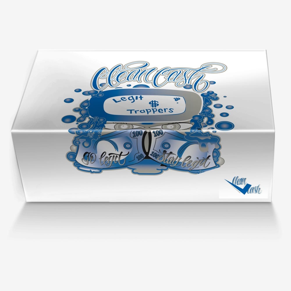 Clean cash low top custom made in Italy shoes by Deon Landry | Box view