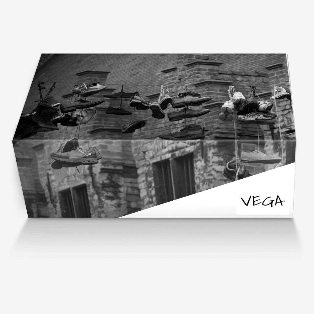 Vega custom made in Italy shoes by Bethany Vega | Box view