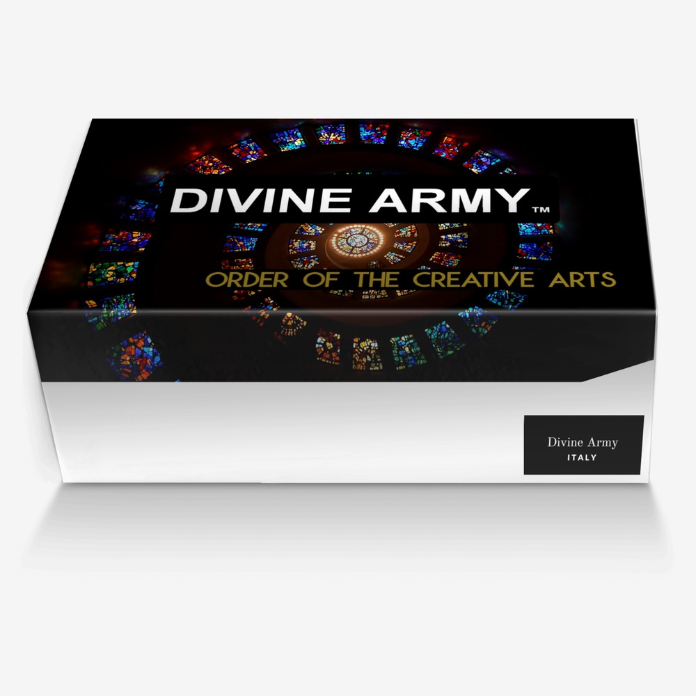 Divine Army custom made in Italy shoes by Shariee Jones | Box view