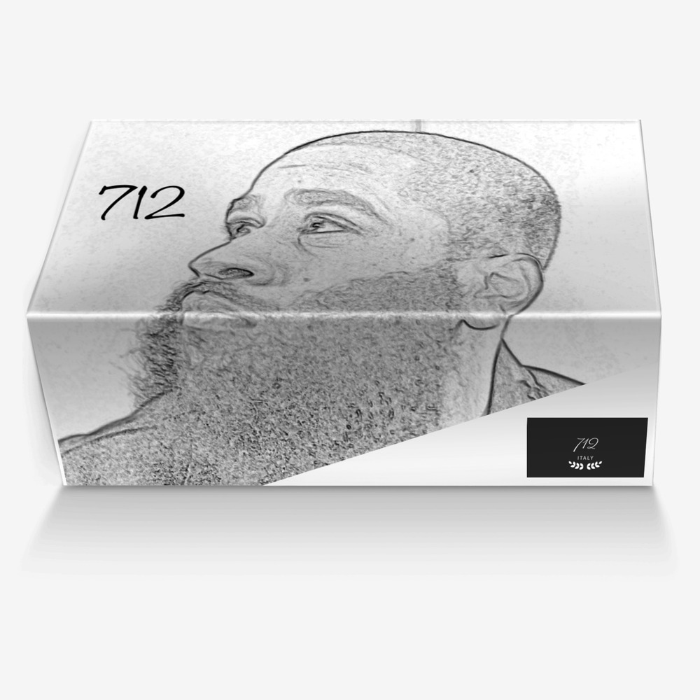 712 custom made in Italy shoes by Kennyatta Roberts | Box view