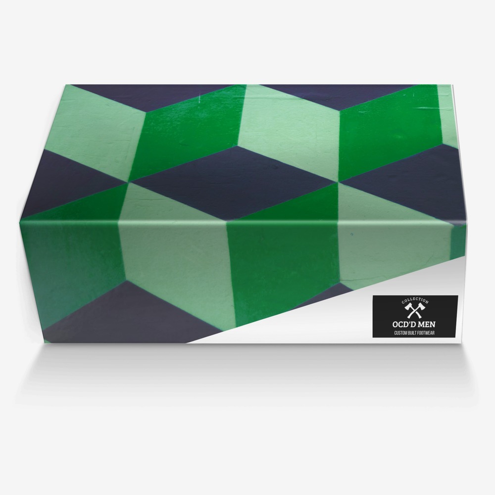 OCD'D MEN custom made in Italy shoes by Maneka Mathews | Box view