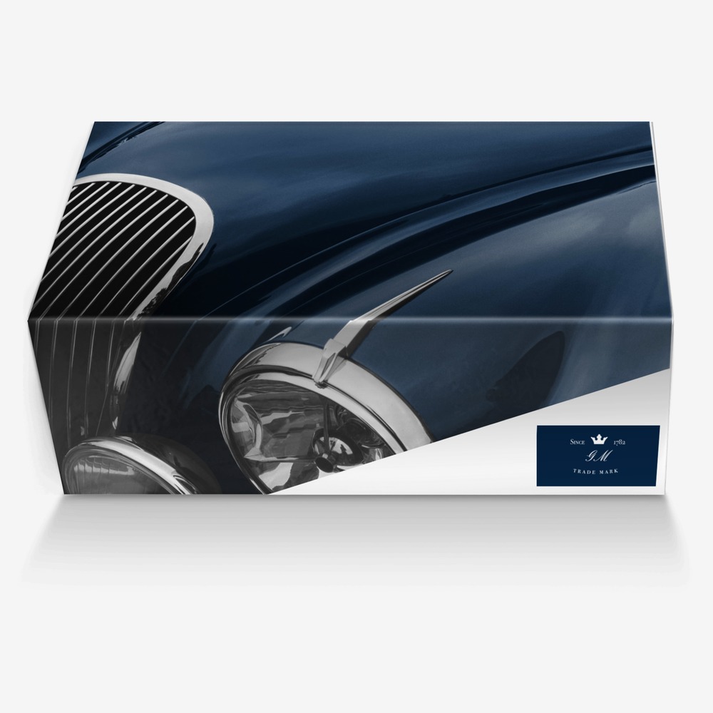 GM custom made in Italy shoes by Gloria Moore | Box view