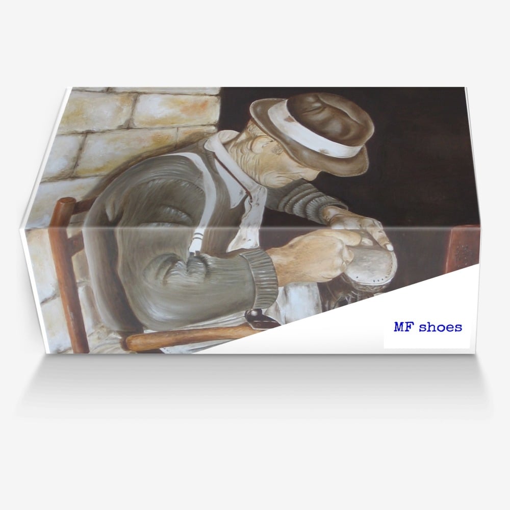 MF shoes custom made in Italy shoes by Michele Fermani | Box view