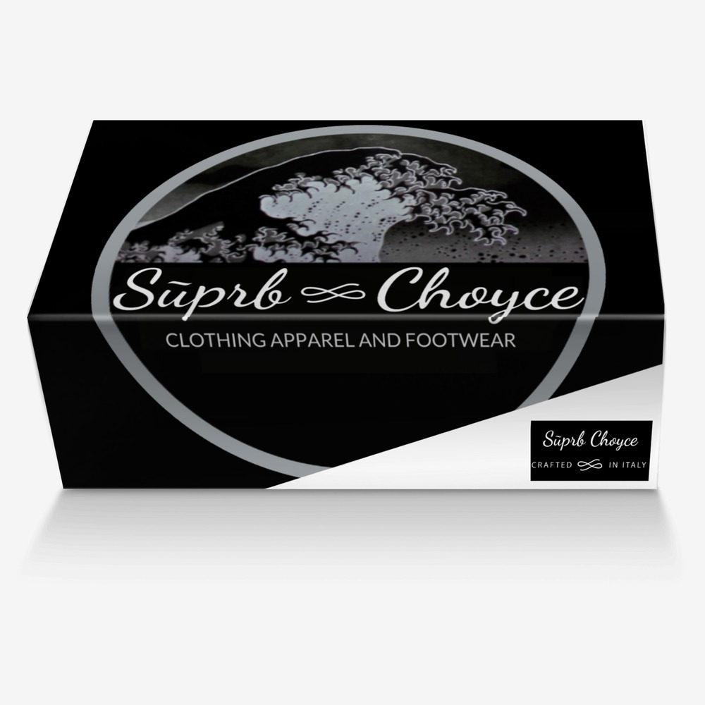 Sūprb Choyce custom made in Italy shoes by Omari Choyce | Box view