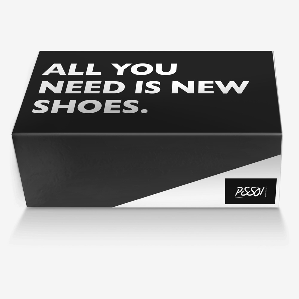 PSSOI custom made in Italy shoes by Faith Stevens | Box view