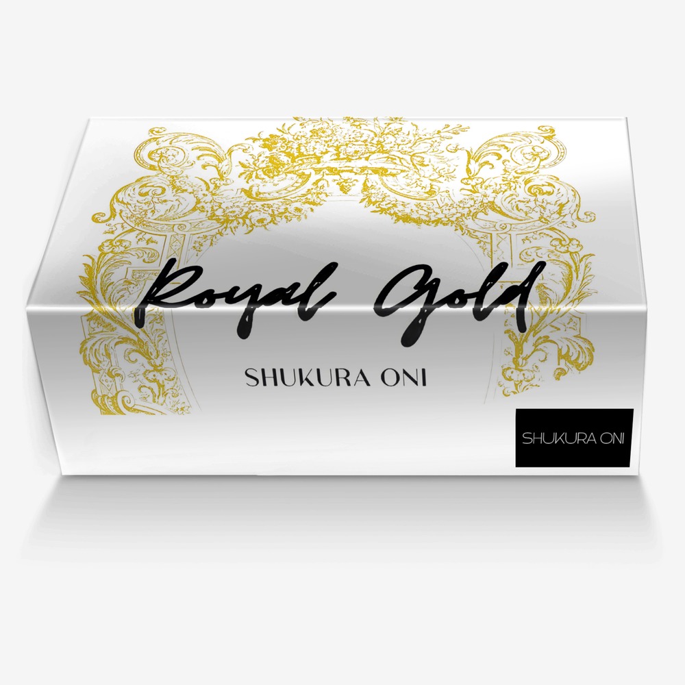 Royal Gold custom made in Italy shoes by Shukura Oni | Box view