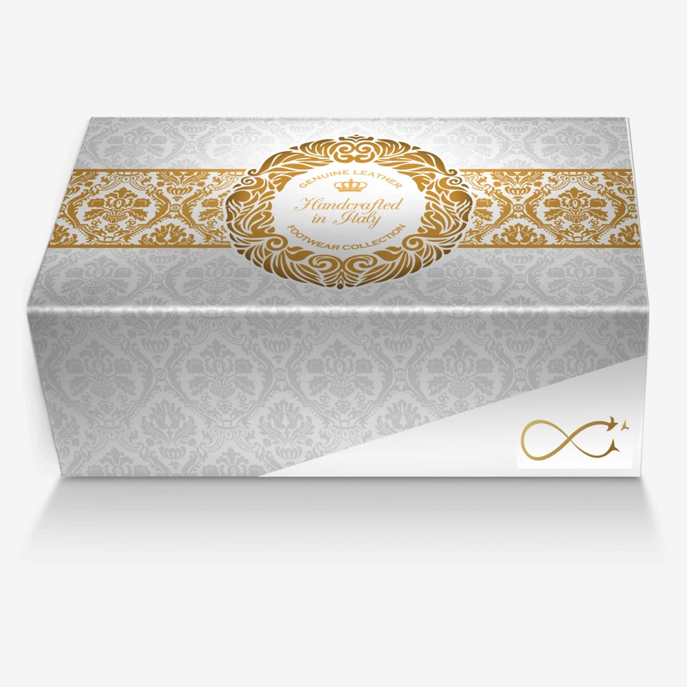 TRUTH GOLDS custom made in Italy shoes by Brooke Ashley | Box view