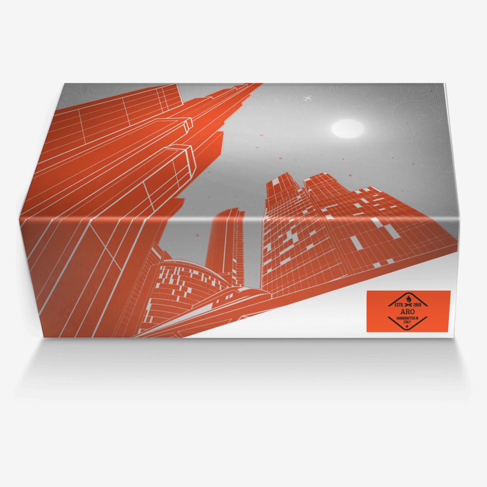 Aro custom made in Italy shoes by Karva Fultz | Box view