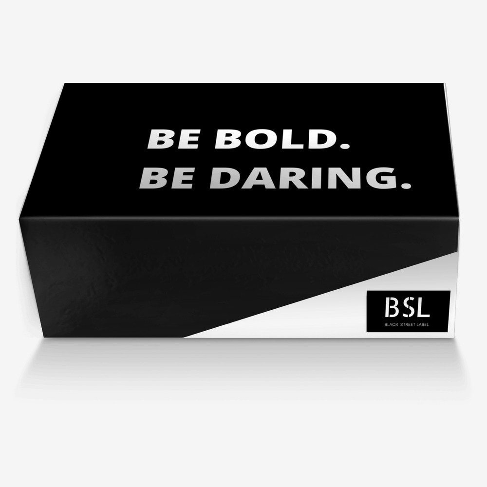 Avenue I custom made in Italy shoes by Black Street Label | Box view