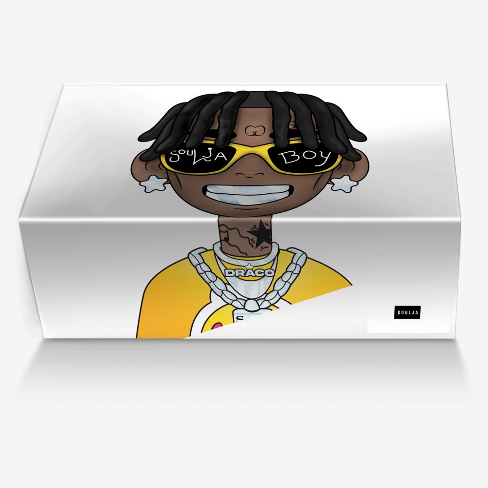 Soulja Stars  custom made in Italy shoes by Deandre Way | Box view