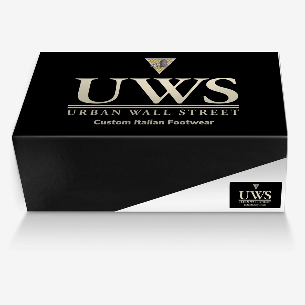 Junctions custom made in Italy shoes by Urbanwallstreet Earl | Box view
