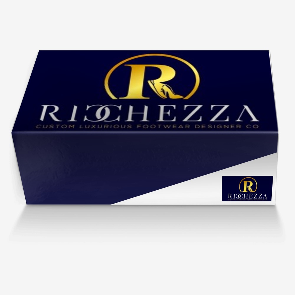 The Street Plug custom made in Italy shoes by Ricchezza Custom Footwear Designer Co. | Box view