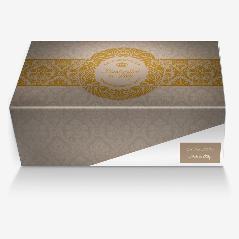 Eva'MoneCollection custom made in Italy shoes by Courtney Bethea | Box view
